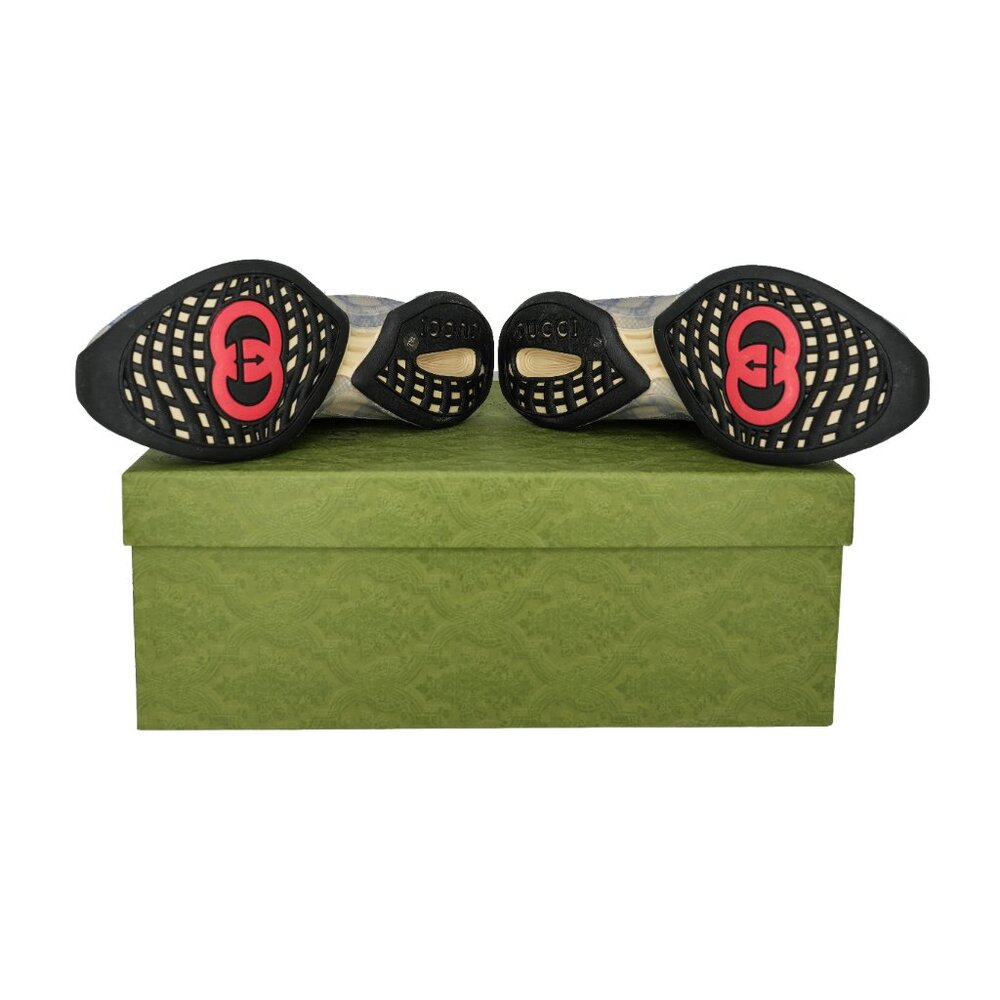 Gucci 721116 Men's GG Run Leather Sneakers - Picture 10 of 12